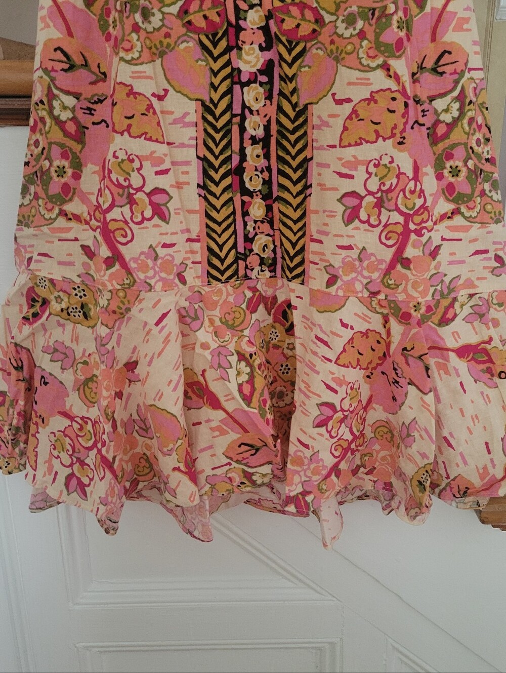 FREE PEOPLE Summer In Tulum  Tunic Size XS - Picture 6 of 14